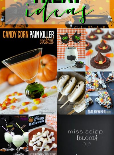 Planning a Halloween Party? Check out these super fun Halloween Treat Ideas! Sweet, Savory, Cocktails & Kids Drinks!!