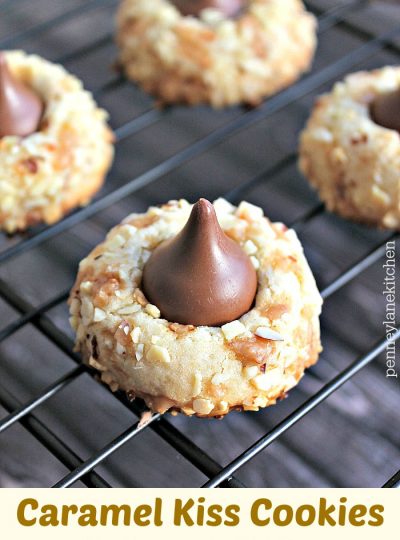 Check out these super yummy Caramel Kiss Cookies! Soo yummy and easy to make!