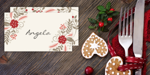 Craft: FREE Printable Holiday Place Cards • Taylor Bradford