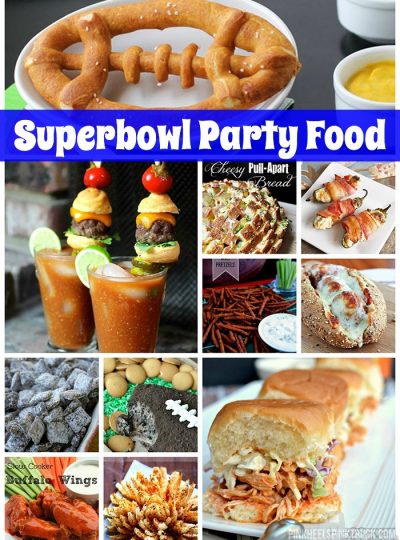 Need some party food ideas for the Super Bowl? I've got you covered! Check out this amazing list of Superbowl Party Foods!