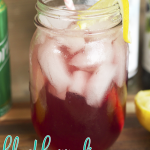 Looking for a new cocktail to try? How about this super simple Blackberry Fizz Cocktail! It's Blackberry Syrup, White Rum, Sprite and Lemon Juice!