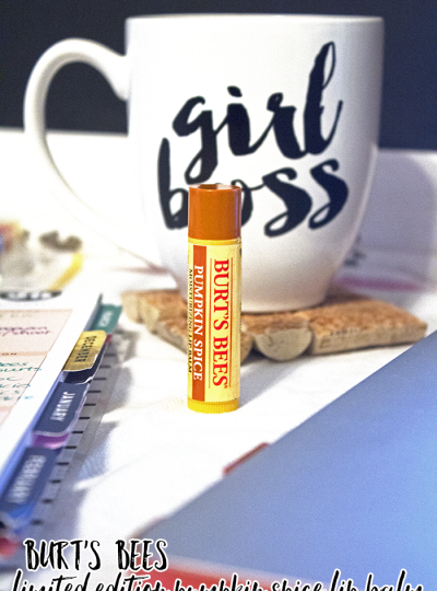 Find the Limited Edition Burt's Bees Pumpkin Spice Lip Balm exclusively at Target